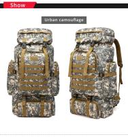 Mochila De Camuflaje Para Hombres Gran Capacidad Impermeable Militar De Viaje Para Senderismo Exterior Bolsa De Hombros - details 9