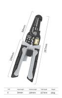 Alicates Multifuncionales Para Despojar Cable Eléctrico Herramienta De Reparación De Cables Con Cortador Y Despojador - details 13