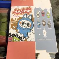 Figura De Colección Labubu El Corazón De Los Monstruos Macarón Esmalte Caja Sorpresa PVC Decoración De Escritorio Muñeca Kawaii Regalo De Navidad Para Niños - details 13