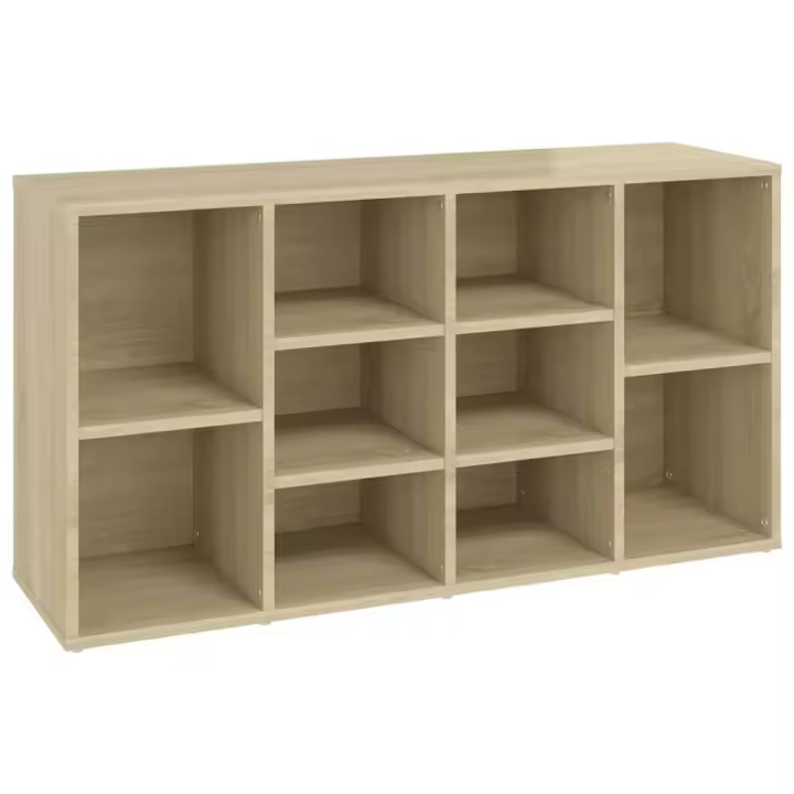 Banco Zapatero contrachapada color Roble 103x30x54,5 cm - 1