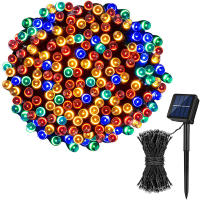 Luz De Cadena Solar LED 20-300 Para Jardín Inalámbrica Impermeable 3V Guirnalda Para Navidad Y Fiestas Decoración De Hogar - details 7