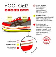 Plantillas Unisex Footgel Cross Gym - Protección de Impactos - Prevención de Lesiones - Transpirable y Antibacteriano - details 3