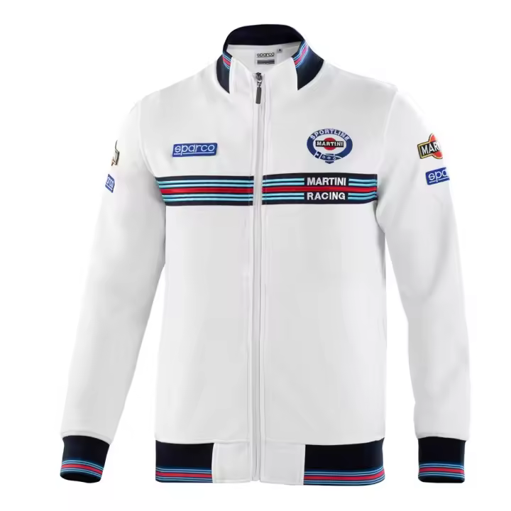SUDADERA CON CREMALLERA MARTINI-R M BLANCA - 1