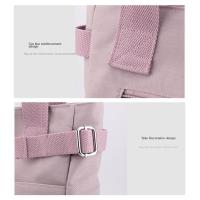 Mochila De Lona Para Mujer Estilo Coreano Un Hombro Moda Literatura Y Arte Para Estudiantes De Colegio Y Clase Mochila De Tela Suave Con Cierre De Cremallera - details 4