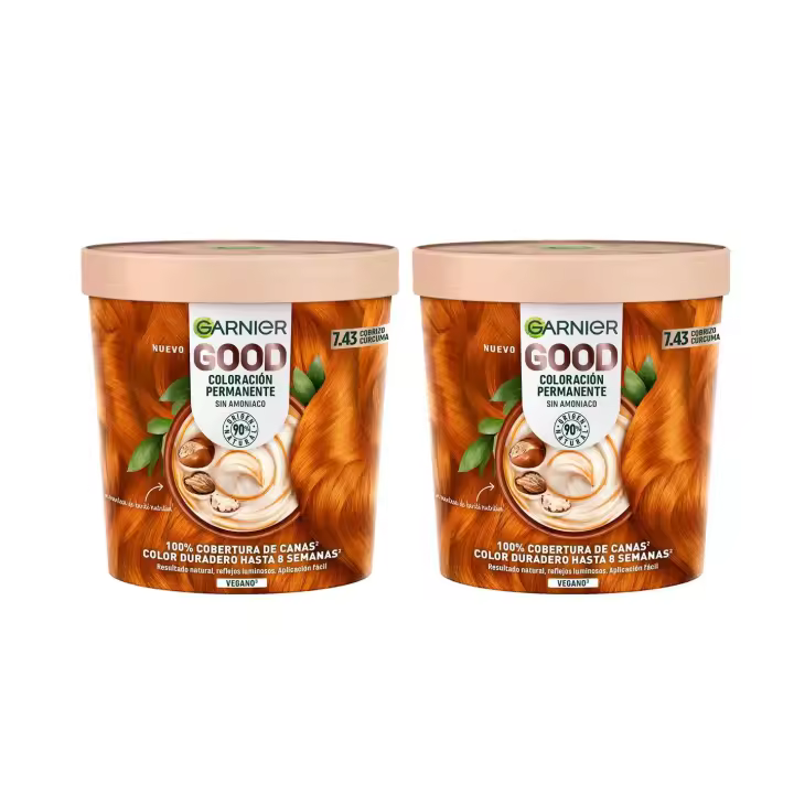 GARNIER Duplo de GOOD Coloración Permanente Sin Amoniaco, 90% Origen Natural - 1