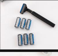 Afeitadora Manual De 12 Hojas Para Hombres Cabezas Reemplazables De Seis Capas Acero Inoxidable No Daña La Piel Fácil De Transportar - details 8