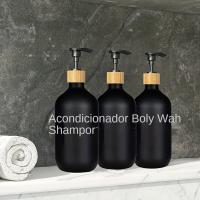 Juego De 3 Dispensadores De Jabón De Plástico Para Baño Botellas De Refacción Para Champú Y Condicionador De Cabello Tamaño 500ml - details 1