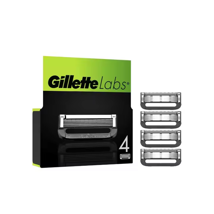 Gillette Labs Cuchillas de Repuesto para Maquinas de Afeitar pack de 4 o 3 unidades - 1