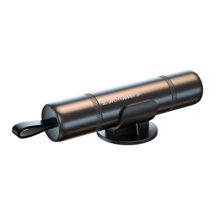 Rompevidrios y cortador de cinturón de seguridad 2 en 1, Martillo de emergencia para automóvil de 2 piezas, Rompevidrios y cortador de cinturón de seguridad para automóvil, Martillo de emergencia multifuncional - 1