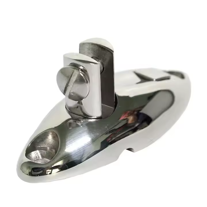 Juego De Bisagras Para Barco Yate RV Con Montaje Giratorio De 360 Grados En Acero Inoxidable 316 De Grado Con Tope De Goma Plata - 1