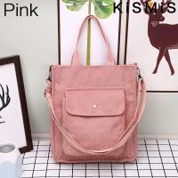 Bolso De Hombro Para Mujer De Corduroy Vintage Con Cierre De Cremallera Y Bolsillo Exterior Bolso De Moda Casual Para Estudiantes Y Compras - details 13