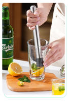 Martillo De Hielo Triturado Para Frutas Y Verduras Herramientas De Bartender Para Preparar Cócteles Y Té Con Leche - details 5