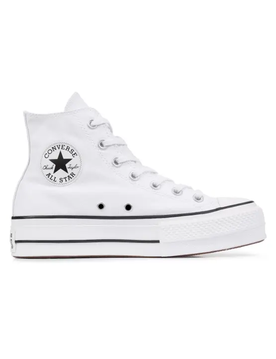 Zapatillas Converse All Star Lift High Top Unisex Blanco - 1