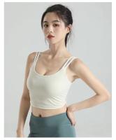 Sujetador Deportivo De Verano Para Mujer Con Espalda Nuca Integrada Y Shockproof Para Correr Y Yoga Top De Chaleco Vestido Exterior - details 3