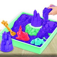 SPIN MASTER - Kinetic Sand - Set Sandbox: con Arenero, 454 g de Arena Mágica Morada y 4 Accesorios - Kit Manualidades Niños - 6067477 - Juguetes Niños 3 Años + - details 1