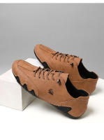 Zapatos De Verano Para Hombre Tamaños Grandes Casual Comodidad Baja Suela Suave Transpirable Deporte Cuero Sintético Bota Plana - details 33