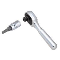 Llave De Destornillador Mini De 1/4 Pulgada Con Cabeza Corta Y Desenganche Rápido Doble Dirección 72 Dientes Herramienta De Aleación De Acero - details 5