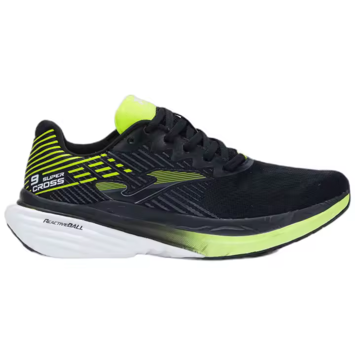 Zapatillas Joma modelo Super Cross Men 2531 Negro Amarillo - 1
