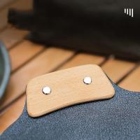 Manija De Barbacoa De Madera Antiaderente Y Resistente Al Calor Para Sartén De Barbacoa Y Plancha Camping Al Aire Libre - details 8