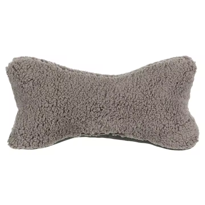 Trixie Almohada Bendson Gris para Mascotas Ergonómica de Felpa de Alta Calidad - 1