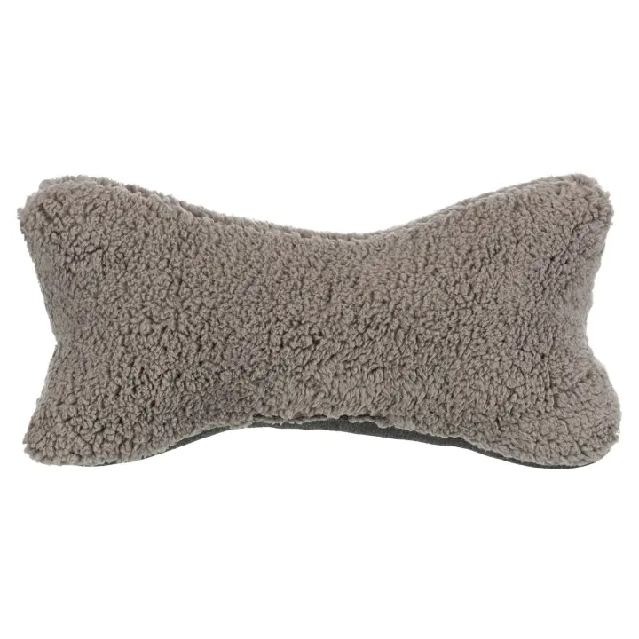 Trixie Almohada Bendson Gris para Mascotas Ergonómica de Felpa de Alta Calidad - 1