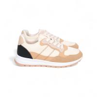 Zapatillas deportivas casual - Moda - Beige y Azul - Ideales para Trabajo - Zapatillas Cómodas Sneakers - 9527 - details 3