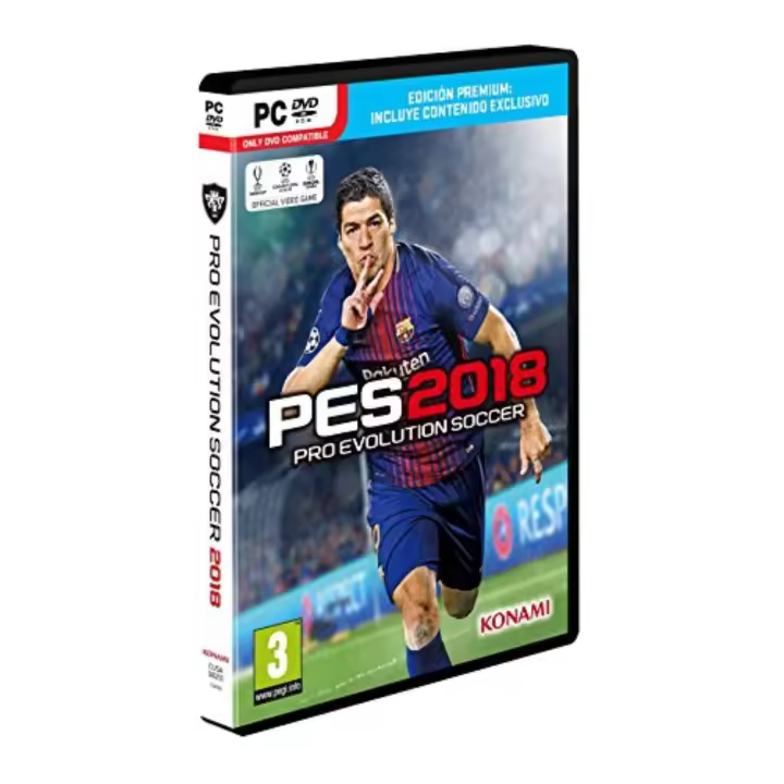 Videojuego PES 2018 PC - Pro Evolution Soccer 2018 para PC - PES 2018 Windows PC - Versión PAL Castellano - Konami - 1
