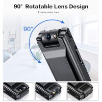 Cámara Digital Mini A3 HD 1080P Con Clip Magnético Y Luz De Linterna Deteción De Movimiento Grabación En Ciclo Para Viajes Y Caminar - details 4