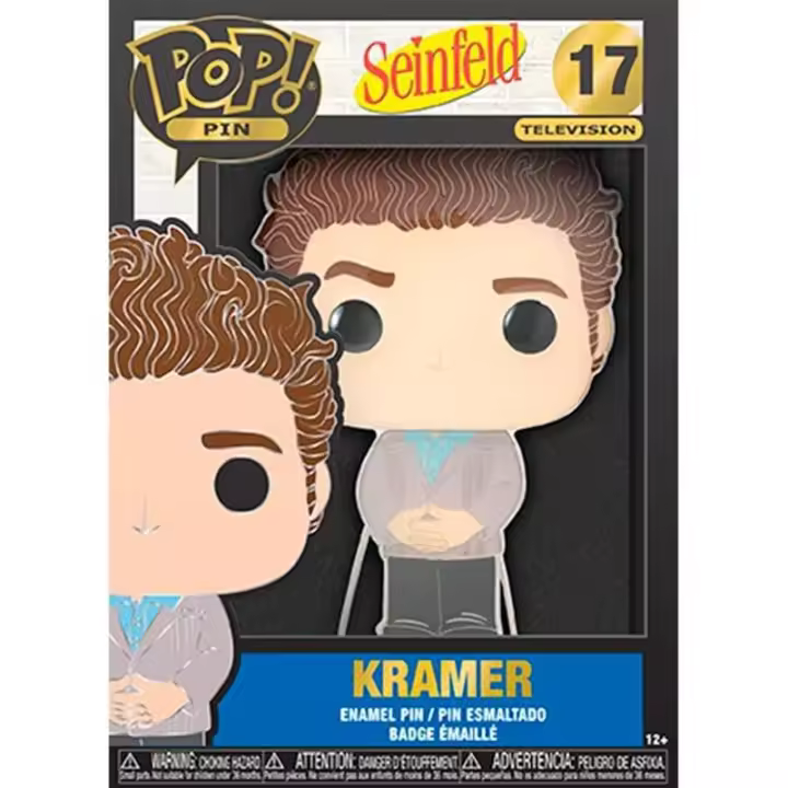 Funko POP! PIN Seinfeld - Kramer - Juguete Coleccionable - Niños y Adultos - Fans - Diversidad de Personajes y Temáticas - 1