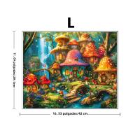 Puzzle De Madera Charming Mushroom Village Juego De Rompecabezas Para Adultos Y Adolescentes Adecuado Para Regalo - details 8