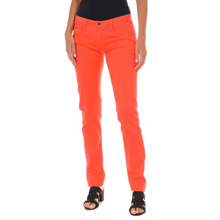 MET-Pantalon Tejano Largo de tejido elástico 10DBF0548-G291 para Mujer - 1