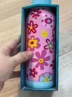 Botella térmica Quokka Kids, Solid Flowers 330ml, mantiene frío y calor, para todo tipo de bebidas, niños infantil, acero inoxidable - details 2