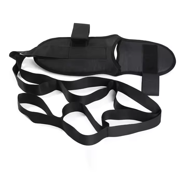 Cinta De Yoga Con Anillos Para Estiramiento De Piernas Y Pies Ayudante De Estiramiento De Cinturón De Estiramiento Con Banda Para Flexibilidad Y Fortalecimiento - 1