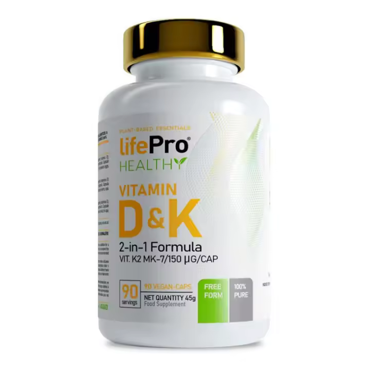 LIFE PRO VIT D&K2MK7 90 VCAPS NEW - 1