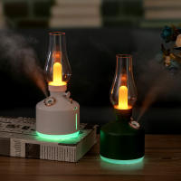 Humididiador de lámpara de queroseno con Niebla grande para dormitorio, máquina de aromaterapia de escritorio, humidifier doméstico Pequeño with USB - details 0