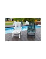 Garden Life Tumbona Cama Resina Plegable 6043 - Blanco, Verde o Wengue - 4 Posiciones - Muebles y Electrodomesticos Contreras - details 1