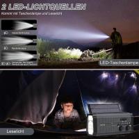 Solar Radio, AM/FM Crank Radio, Portable Emergency Radio with 5000 mAh Rechargeable Battery, 3 Modes LED Torch - details 1