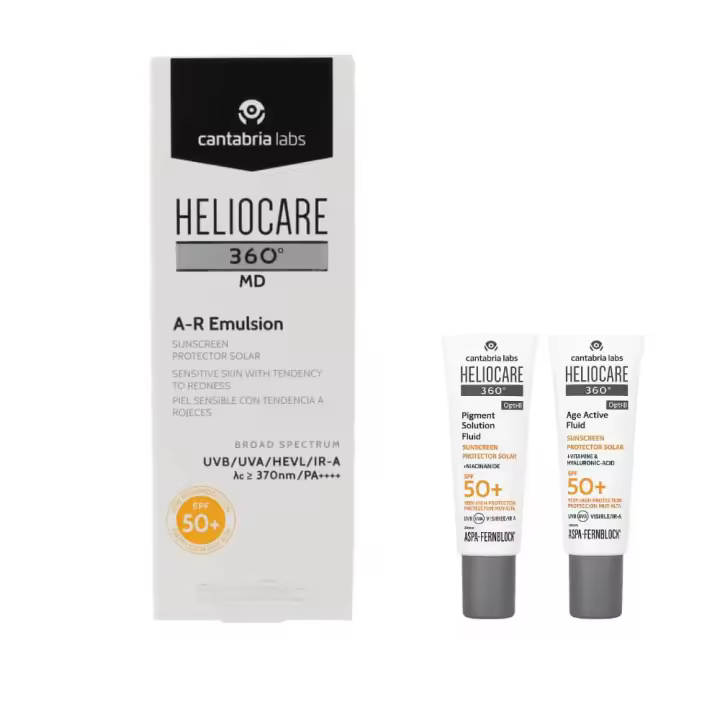 Cantabria Heliocare 360º Spf50+ Ar Emulsión 50ml + Regalo Protector Age Fluid y Pigment Fluid 3 ml - 1