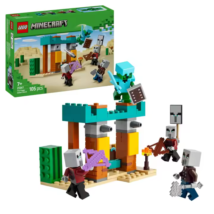LA PATRULLA DEL DESIERTO DE LOS MALDEANOS - LEGO MINECRAFT 21267 - 1