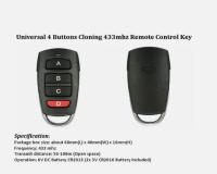 Control Remoto De Puerta De Garaje Universal Duplicator 433Mhz Código Fijo Clonación Automática Para Puertas Y Cerraduras - details 2
