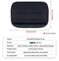 Almohadilla De Protección Para Cinturón De Seguridad De Coche Universal Cubierta De Cuero Para Muelles Interior Decoración Accesorio - details 2