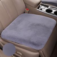 Cojín De Asiento De Coche Invierno De Peluche Corto Individual Sin Espalda Tres Piezas Calor Y Grueso De Peluche De Conejo - details 6