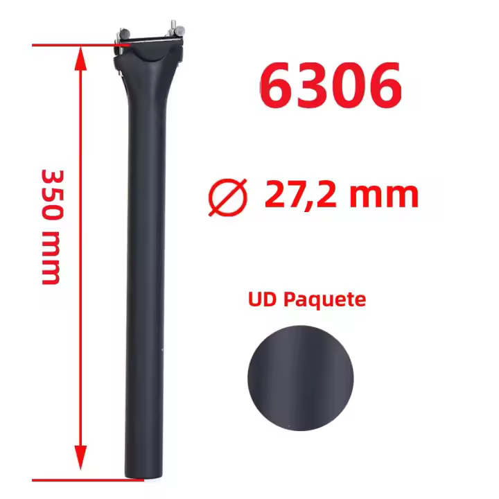 Post De Silla De Bicicleta ELITA ONE MTB De Fibra De Carbono 27.2/30.9/31.6mm Para Montaña/Ruta Piezas De Bicicleta Mate - 1