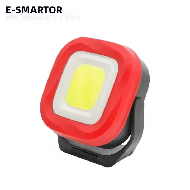 Linterna De Emergencia COB LED Portátil Con 4 Modos De Iluminación 2400mAh Recargable Impermeable Para Exteriores Lámpara De Camping Con Magnético - 1