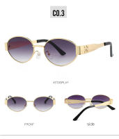 Gafas De Sol Ellipticas 9521 Con Montura De Metal Estilo Europeo Y Americano Tendencia Ins Gafas De Moda Para Hombre Y Mujer - details 9