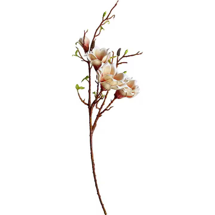 Poenia Arte Floral - Rama de Magnolia Artificial - 108cm - Decoración Floral - 1