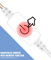 Espejo De Vestir LED Con Luz USB Para Mesa De Maquillaje Iluminación Sin Escala Para Habitaciones Baños Armarios Decoración De Paredes - details 7