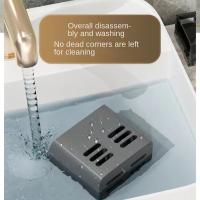 Estante De Ducha Para Cosméticos Y Toallitas Almacenamiento Colgante En La Pared Soporte Para Pasta De Dientes Y Cepillo De Dientes - details 8