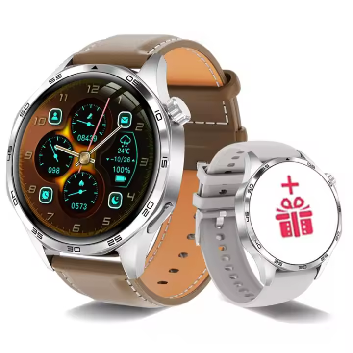 Reloj inteligente Watch GT5 Pro Sistema de detección de 1,53 pulgadas, Deportes avanzados, Emocional, Asistente de salud, Reloj inteligente de larga resistencia, Reloj de negocios para hombres - 1