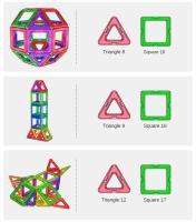 Juego De Construcción Magnético Para Niños Grande Tamaño Bloques Magnéticos De Diseñador Juguetes Educativos Montessori Regalos Para Niños De 3-6 Años - details 4